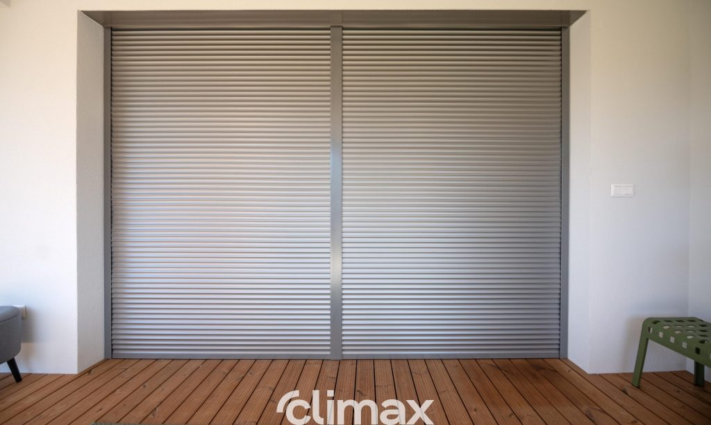 Vonkajšia roleta Climax na terasovom okne
